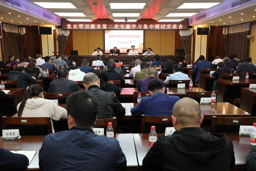 学校举行党史学习教育第二次专题学习集中研讨交流会
